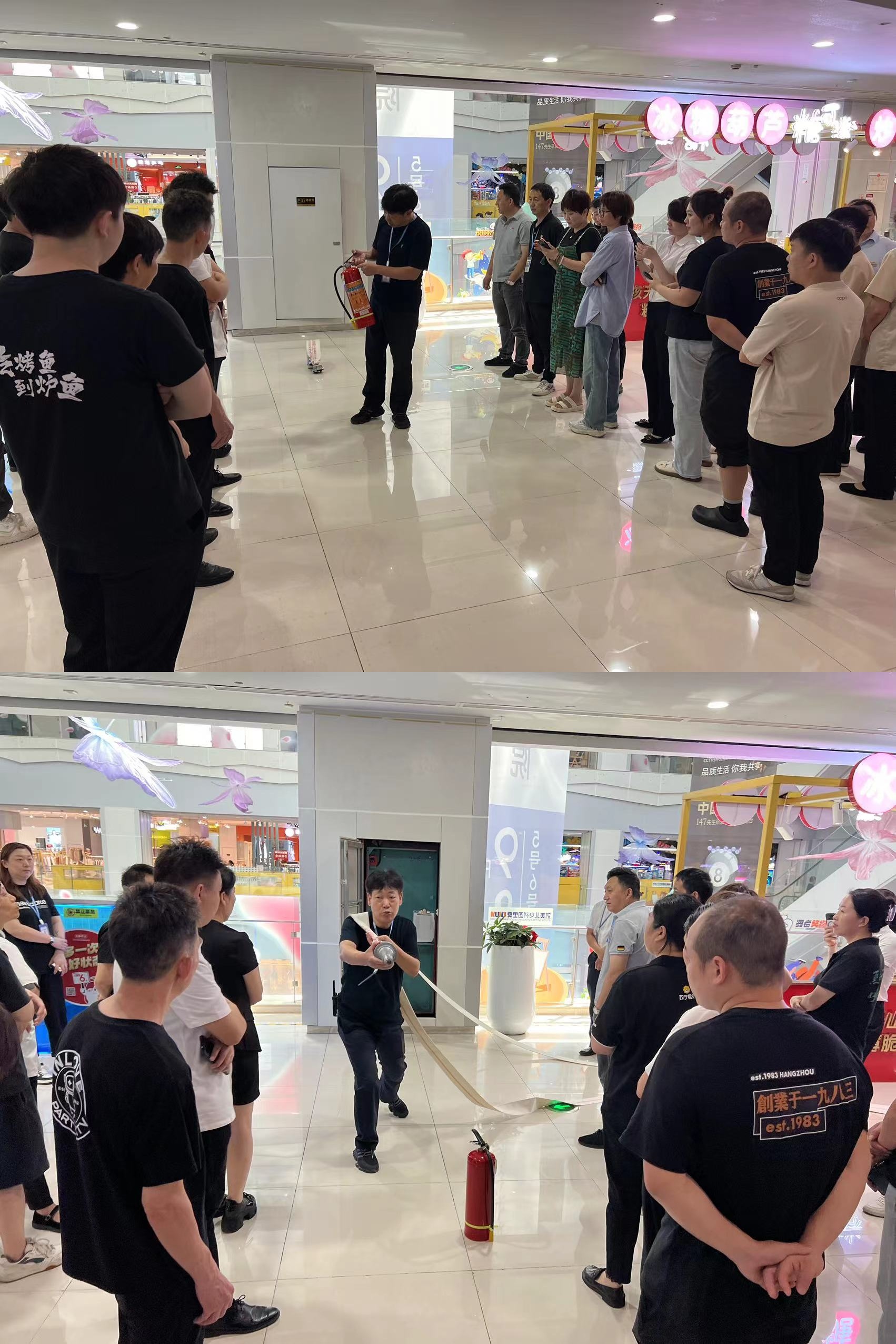 水晶城发展新入人员工消防培训，筑牢安全防线